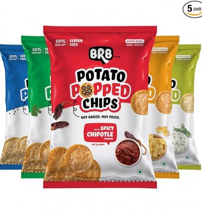 BRB Potato Popped Chips | 5 packs X 48