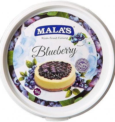 Mala's Fruit Filling, Blueberry, 1kg