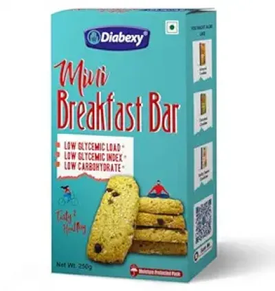 Diabexy Mini Breakfast Bar 250 gm