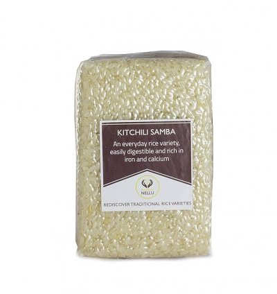 Namma Nellu Traditional White Rice - Kitchili Samba (Boiled Rice) /- 3 kg