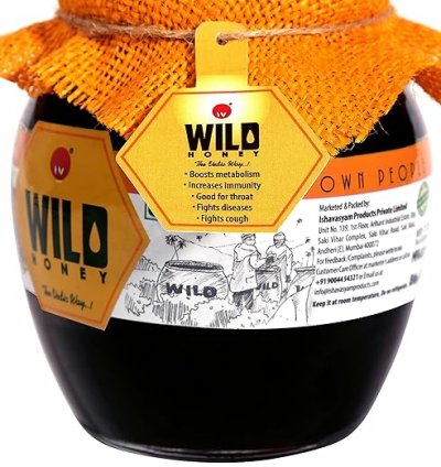Isha Vasyam Kerala Wild Forest Honey 450 GMS (Glass Jar)
