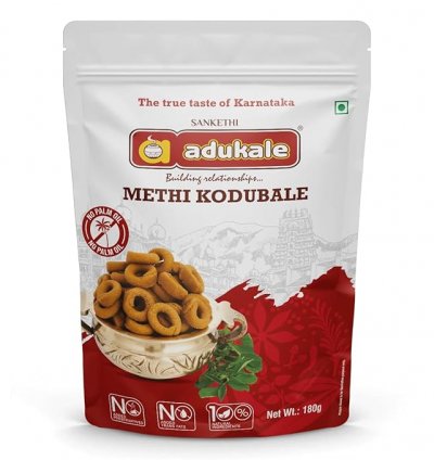 Adukale Methi Kodubale 180g Pack