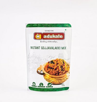 Adukale Instant Gojjavalakki/Gojju Avalakki Mix   250g Pack